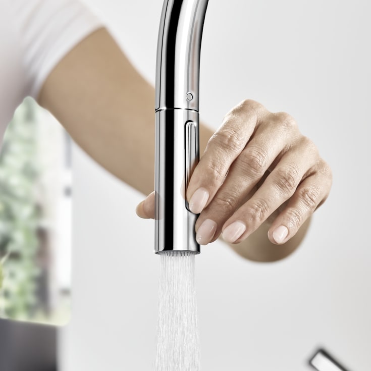 Hansgrohe Talis M54 køkkenarmatur, udtrækstud, krom