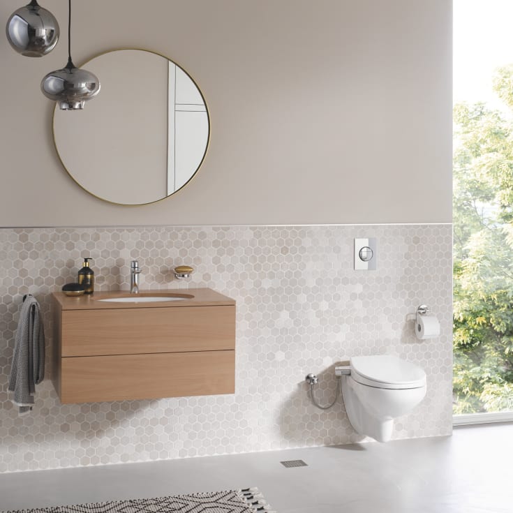 Grohe Bau toiletsæde, douche, soft close, hvid