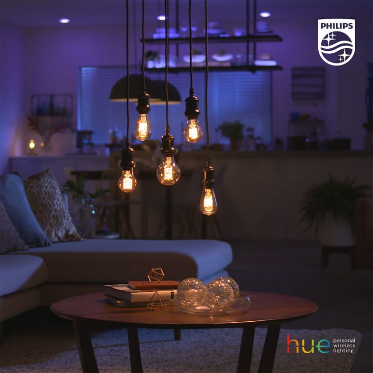 Philips Hue White E27 globlampa, Ø12,5 cm