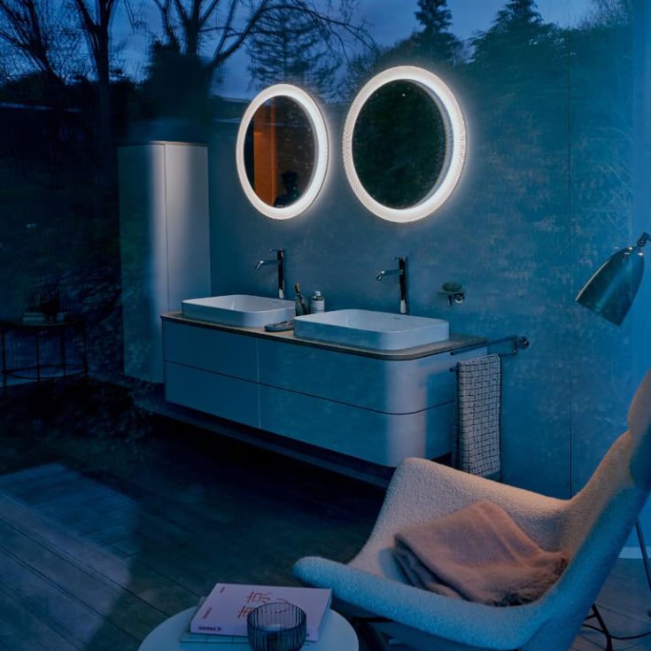 Duravit Happy D.2 Plus servant, 60x40 cm, hvit