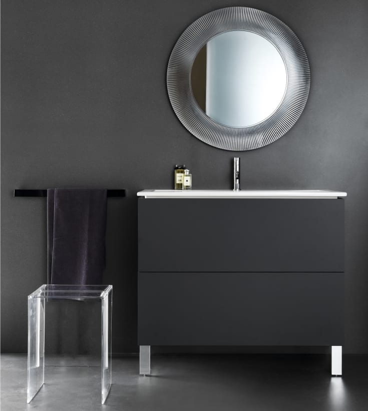 Kartell Laufen Max Beam skammel, transparent