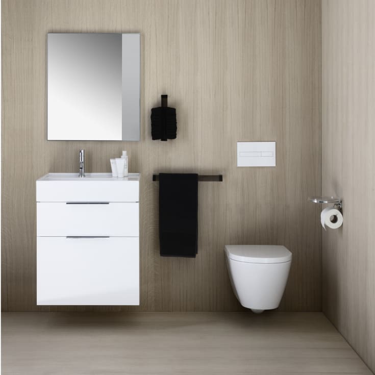 Kartell Laufen Rail håndklestang, 30 cm, sort