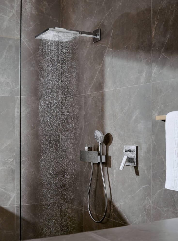 Hansgrohe Raindance E brusehoved, 30x30 cm, krom