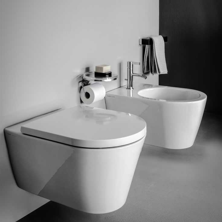 Kartell Laufen hylle, Ø18,5 cm, krom