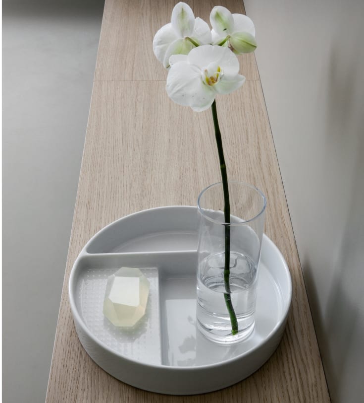 Laufen Val fat, Ø32,5 cm, matt vit