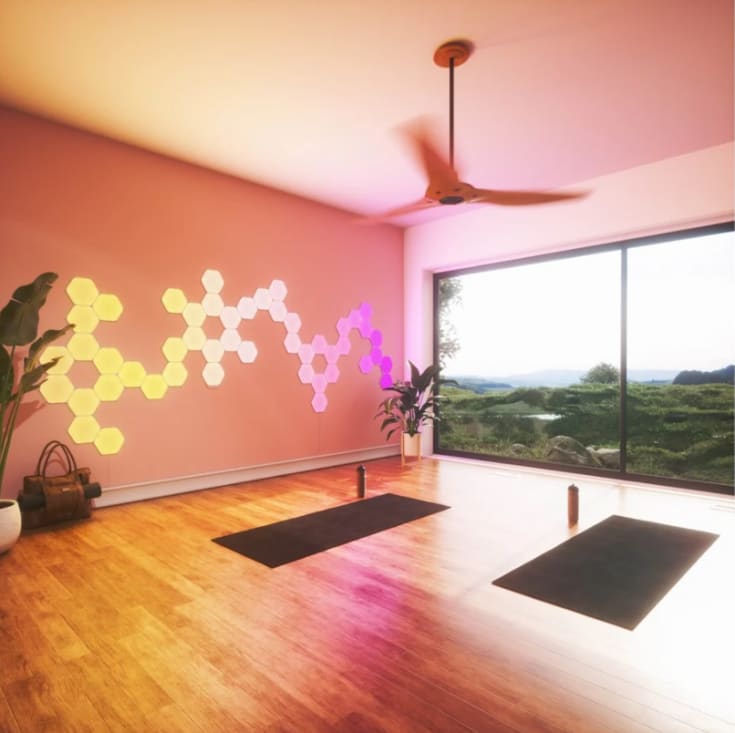 Nanoleaf Shapes Hexagons, startpakke med 9 paneler