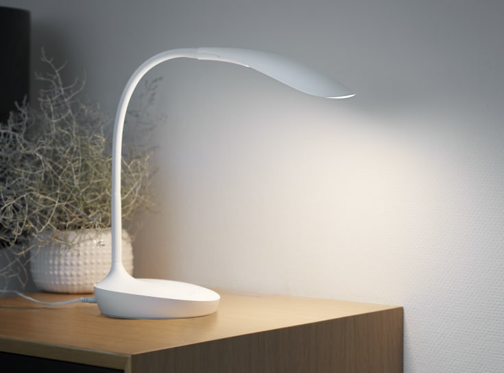 Nielsen Light Mamba bordslampa, vit