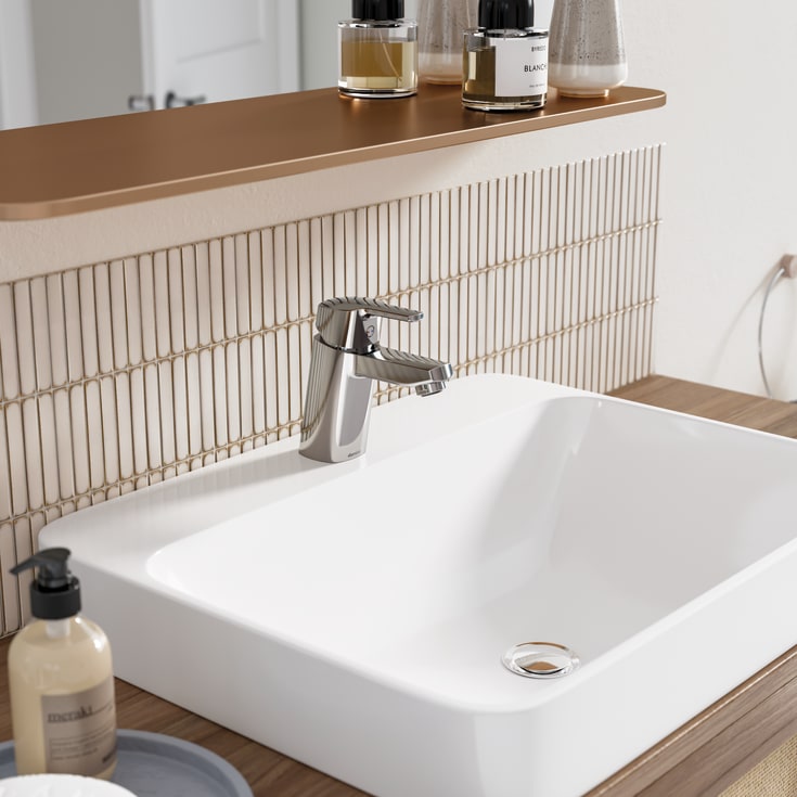 Damixa Pine tvättställsblandare, krom