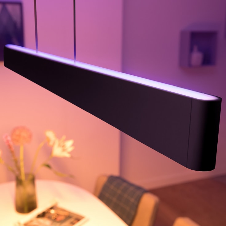 Philips Hue Ensis pendellampa, svart