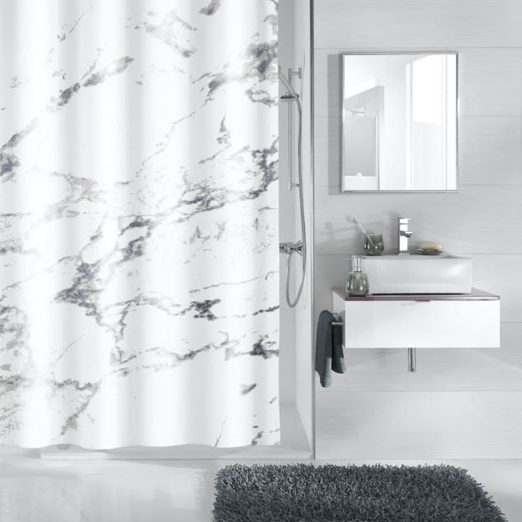 Kleine Wolke Marble dusjforheng, 180x200 cm, mønster