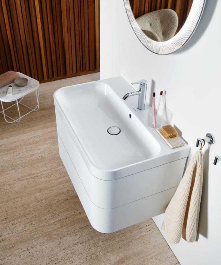 Duravit Happy D.2 møbelpakke, 57,5x49 cm, grafit