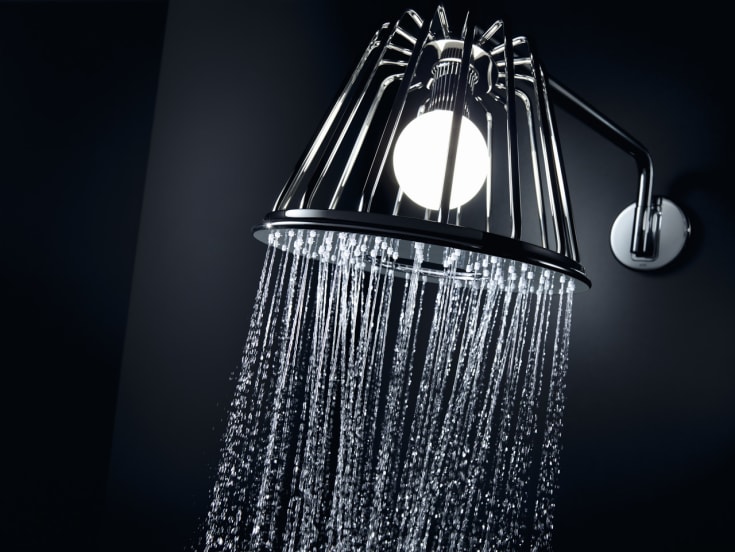 Axor LampShower/Nendo brusehoved, Ø27,5 cm, krom