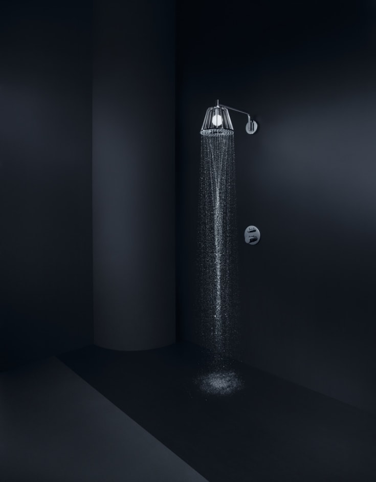 Axor LampShower/Nendo brusehoved, Ø27,5 cm, krom