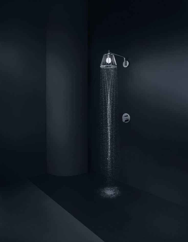 Axor LampShower/Nendo brusehoved, Ø27,5 cm, krom