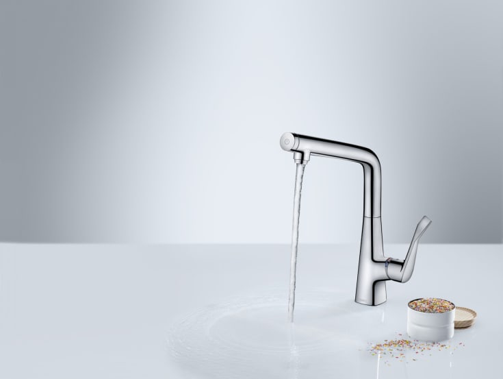 Hansgrohe Metris Select 320 køkkenarmatur, krom