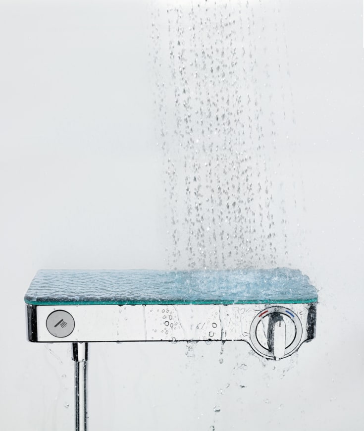 Hansgrohe ShowerTablet Select 300 brusearmatur, krom/klar glas