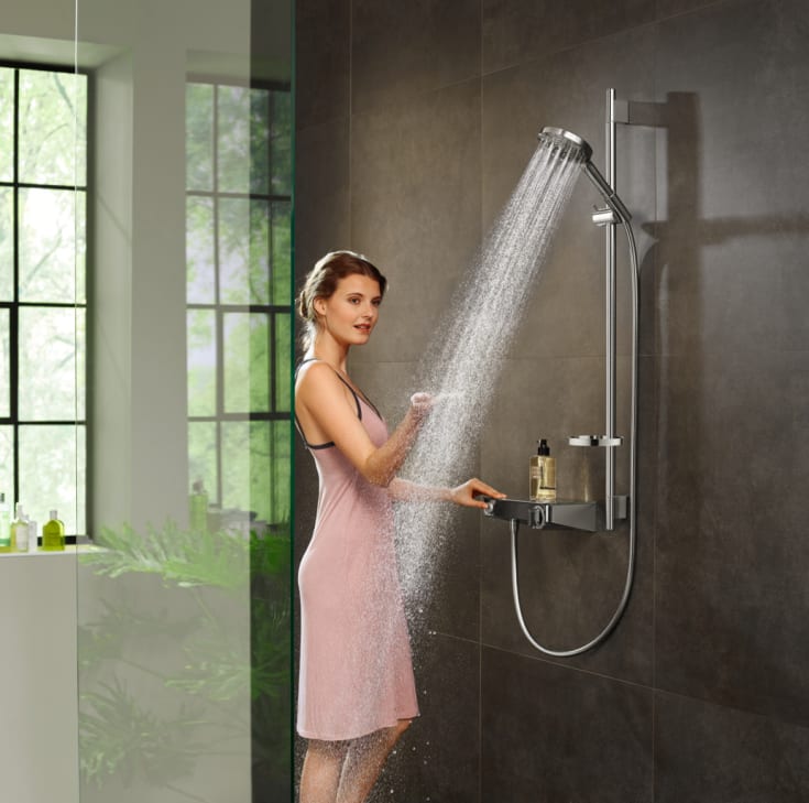 Hansgrohe ShowerTablet Select 300 brusearmatur, krom/klar glas
