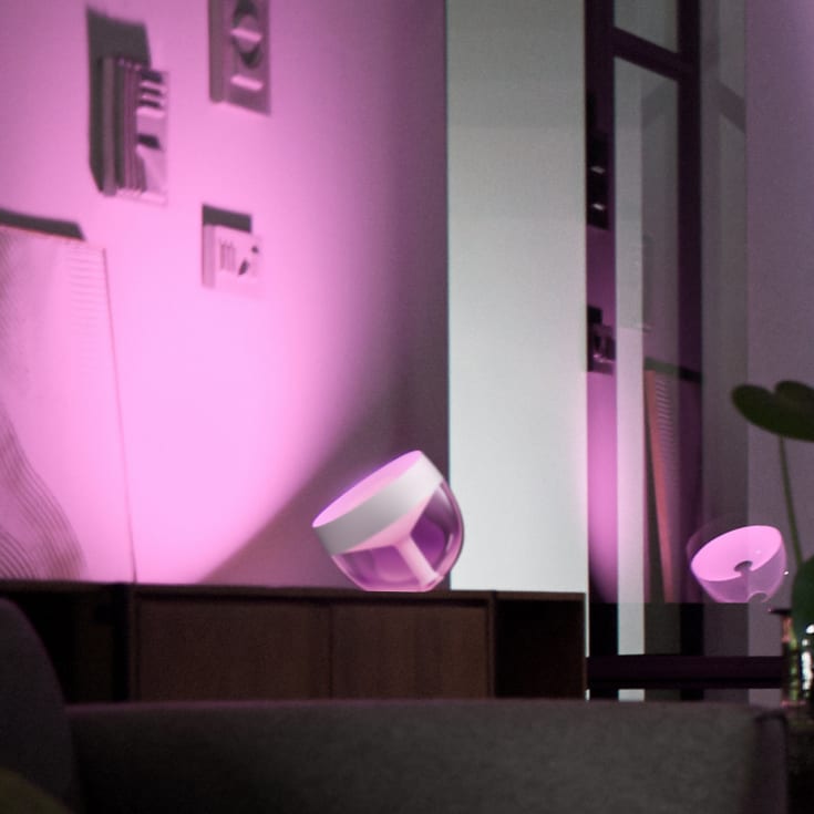 Philips Hue Iris bordslampa, vit