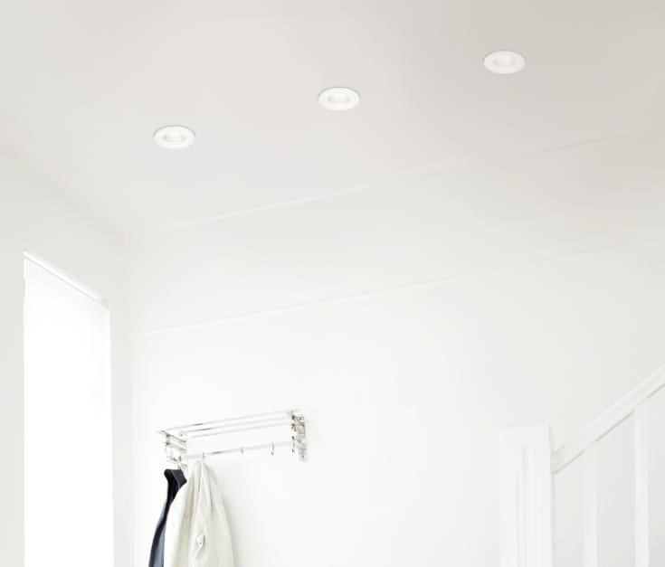 Philips ClearAccent Downlight indbygningsspot, 6W, 3000K