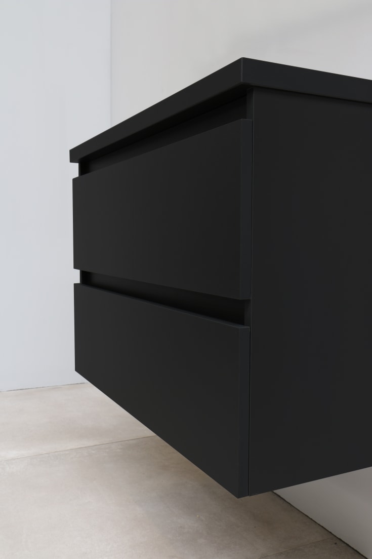 Sanibell Online möbelpaket, omonterad, 81x46,5 cm, matt svart