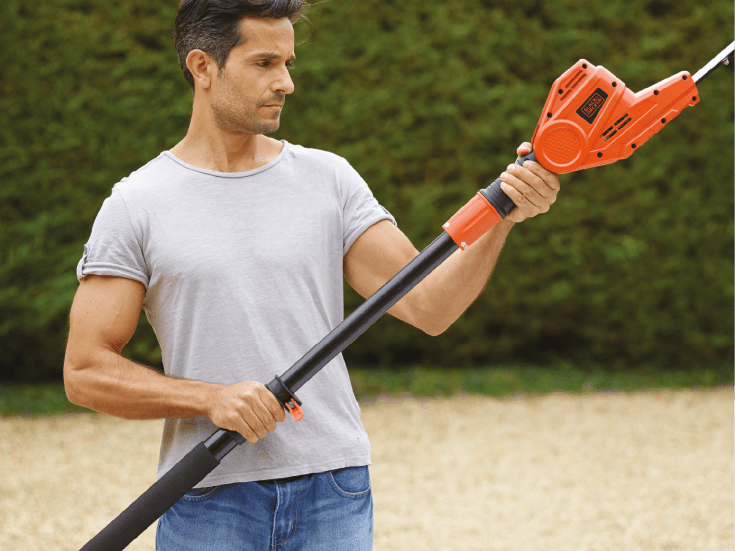 Black & Decker hekksaks 55 cm, på skaft, 230 volt