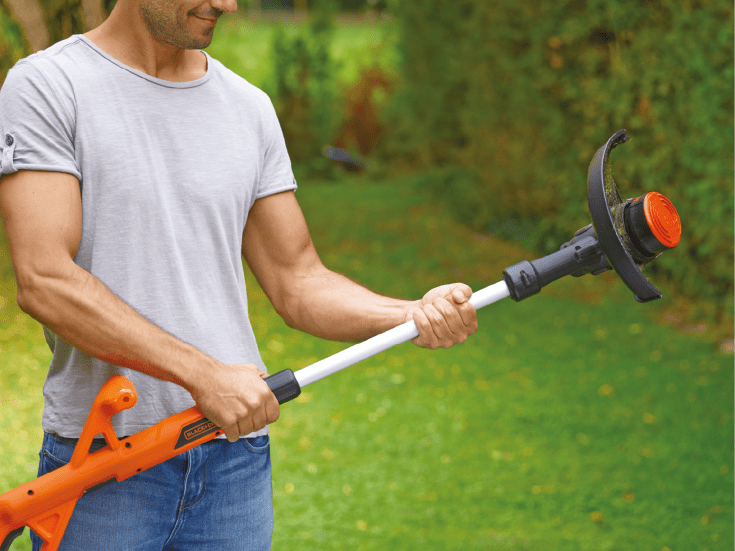 Black & Decker gresstrimmer, 25 cm, 18 volt m/batteri 1,5 Ah