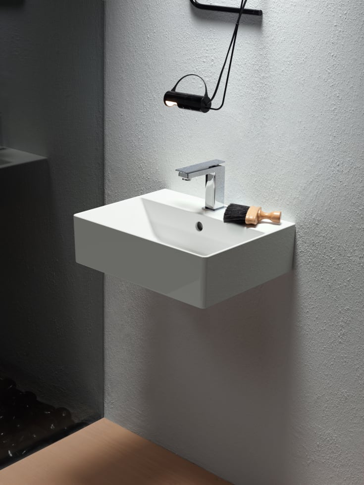 GSI Kube X tvättställ, 50x47 cm, vit