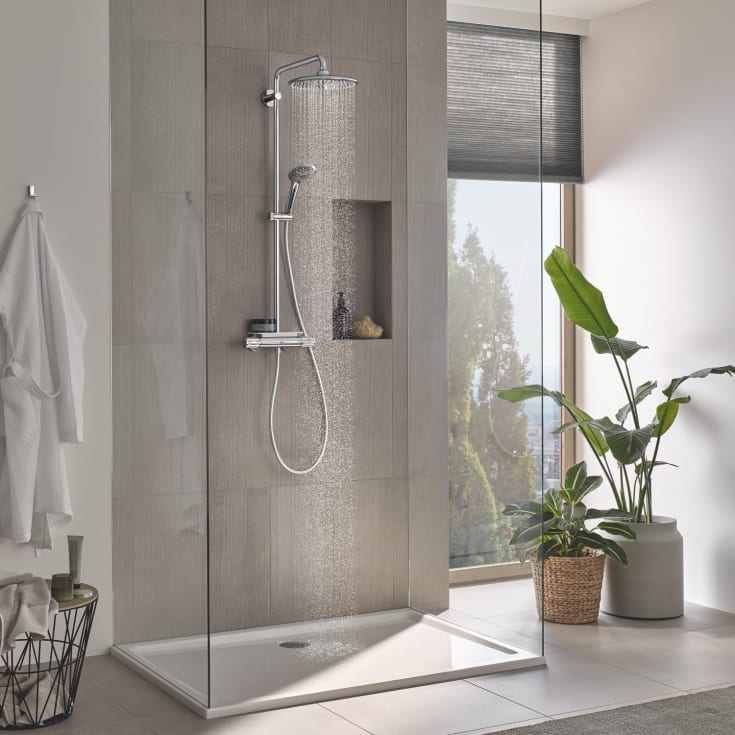 Grohe Vitalio Joy 260 duschset, vattenbesparande krom