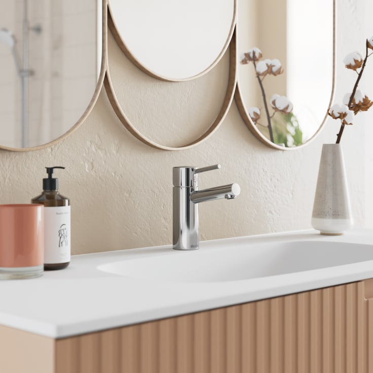 Damixa Osier small servantbatteri, krom