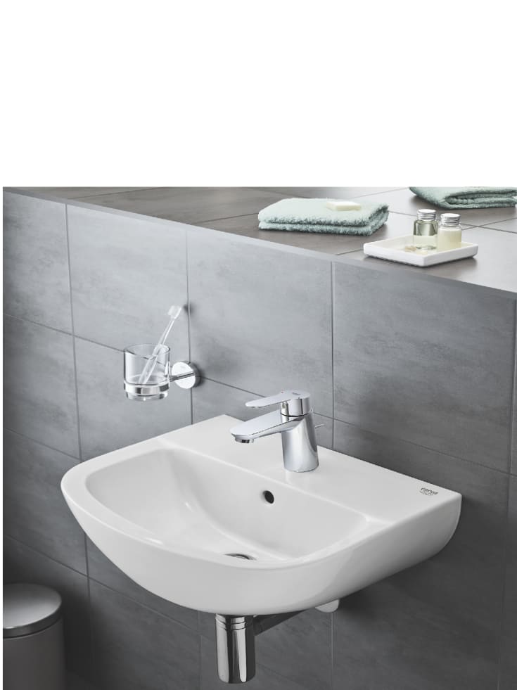 Grohe Bau Ceramic tvättställ, 45,3x35,4 cm, vit