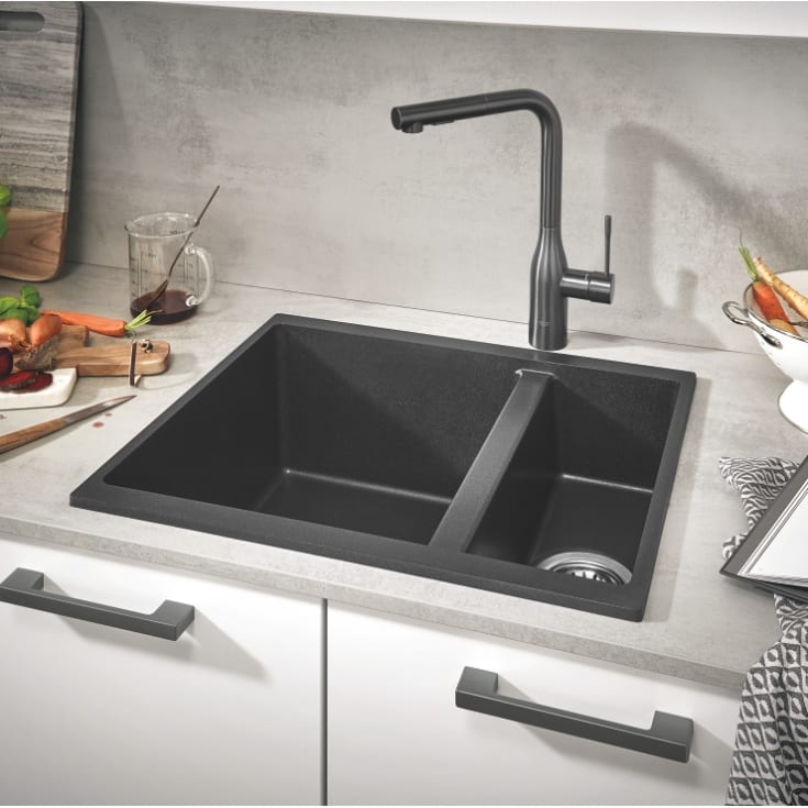 Grohe K500 kjøkkenvask, 55,5x46 cm, sort