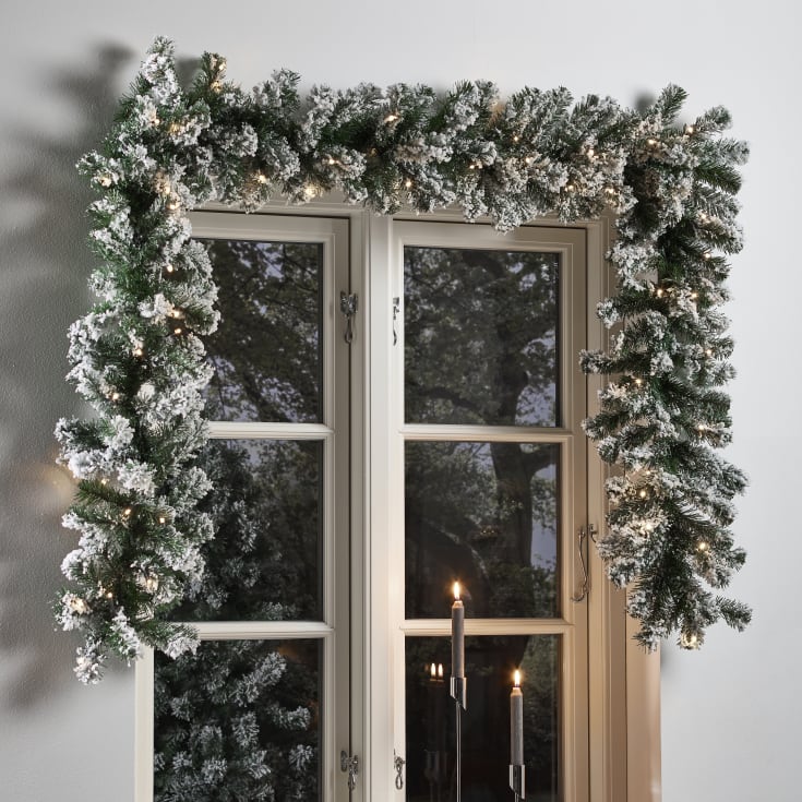 Nordic Winter girlang med belysning, 2,7 m