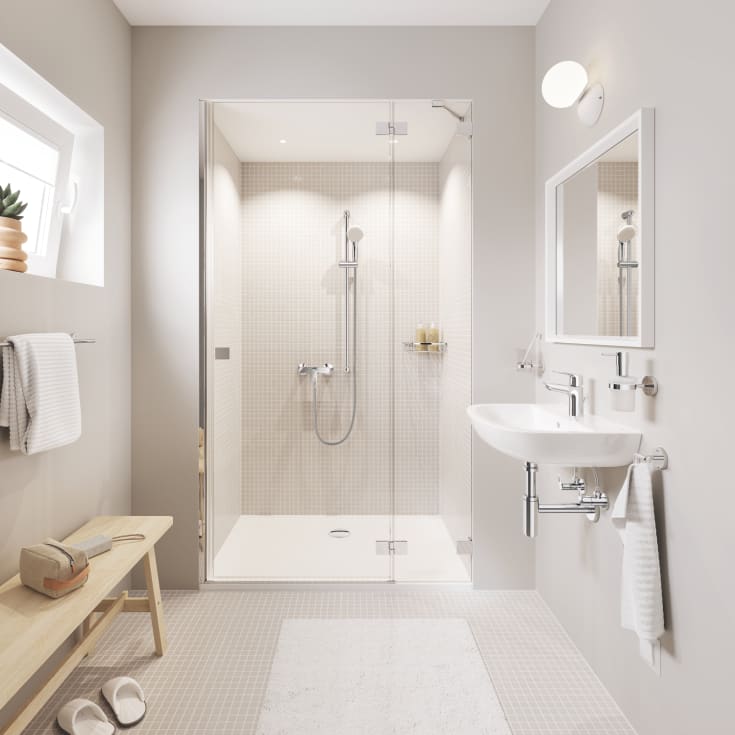 Grohe Bau Ceramic håndvask, 55,3x38,6 cm, hvid