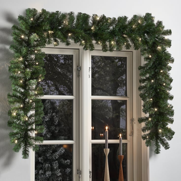 Nordic Winter granguirlande med lys 230V