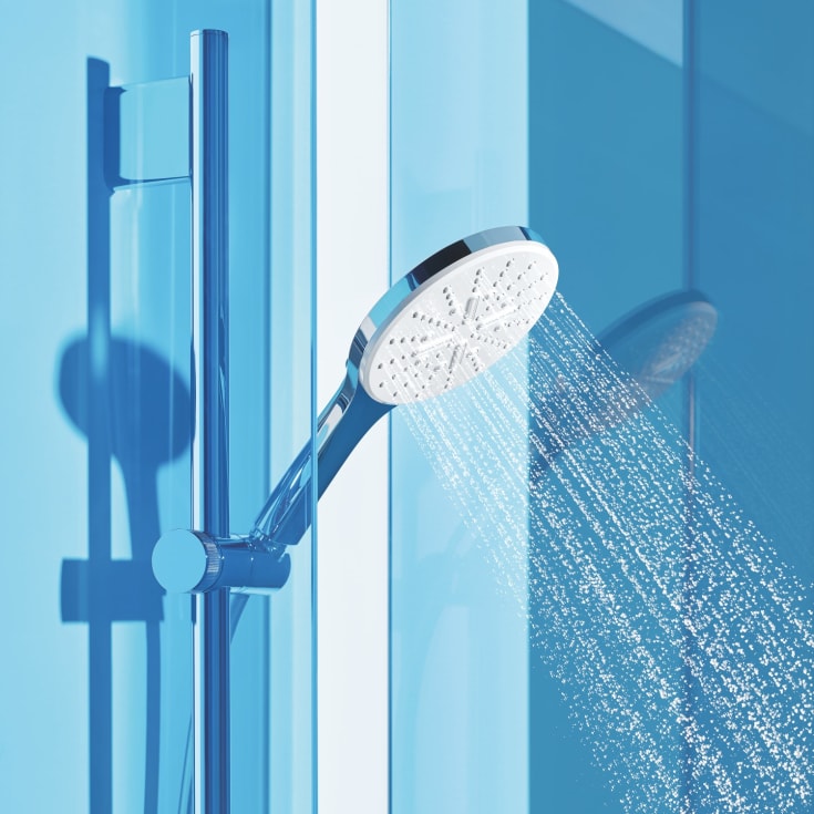 Grohe Rainshower Smartactive 130 dusjsett, hvit
