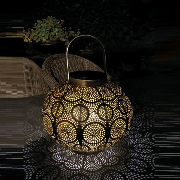 Veli Line Marrakech lykta solcell, Ø23 cm