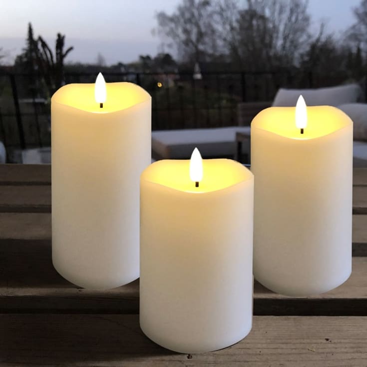 Veli Line LED blockljus, utomhus, batteri