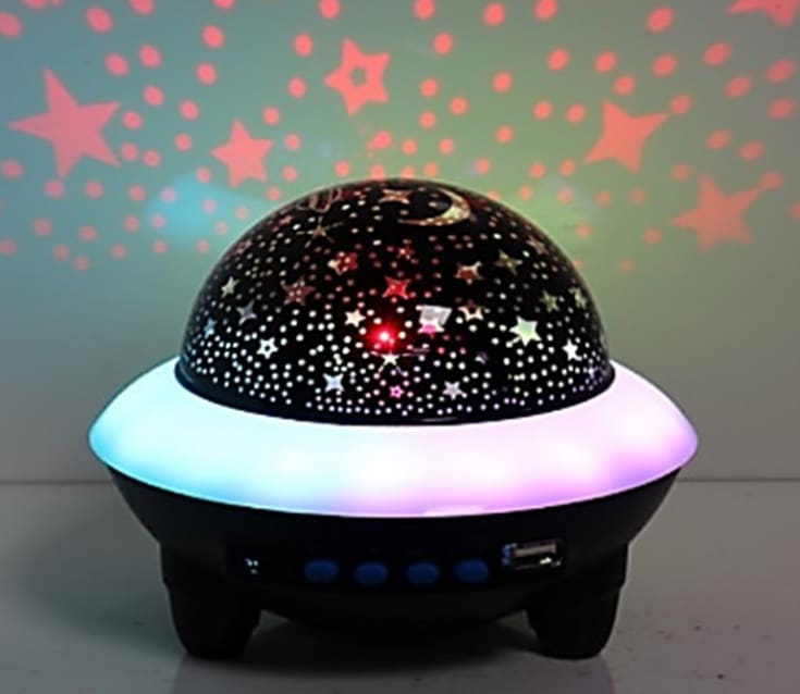 Veli Line stjärnhimmel lampa med högtalare