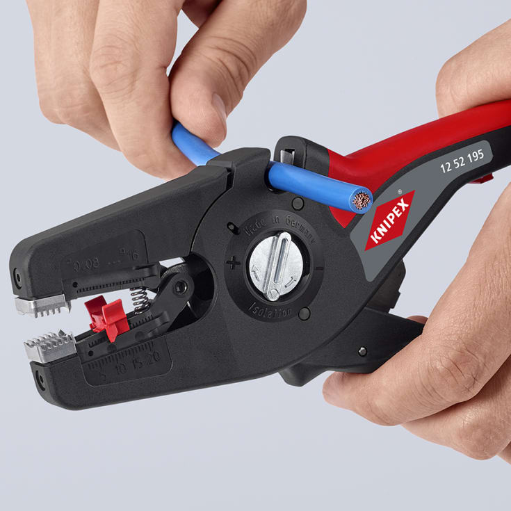 Knipex Precistrip16 automatisk avskalningspincett, 0,08–16 mm²