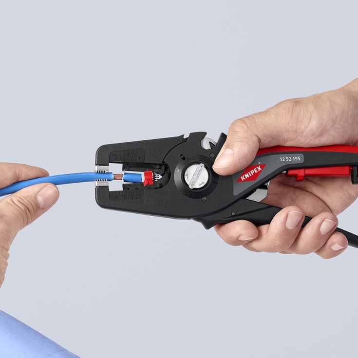 KNIPEX PRECISTRIP 16 automatisk avisoleringstang, 0,08–16 mm²