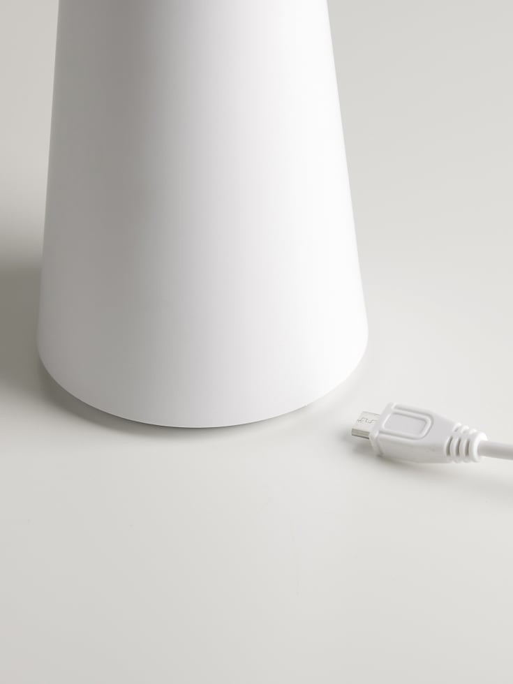 Nielsen Light Move Me oppladbar bordlampe, hvit