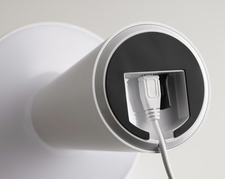 Nielsen Light Move Me uppladdningsbar bordslampa, vit