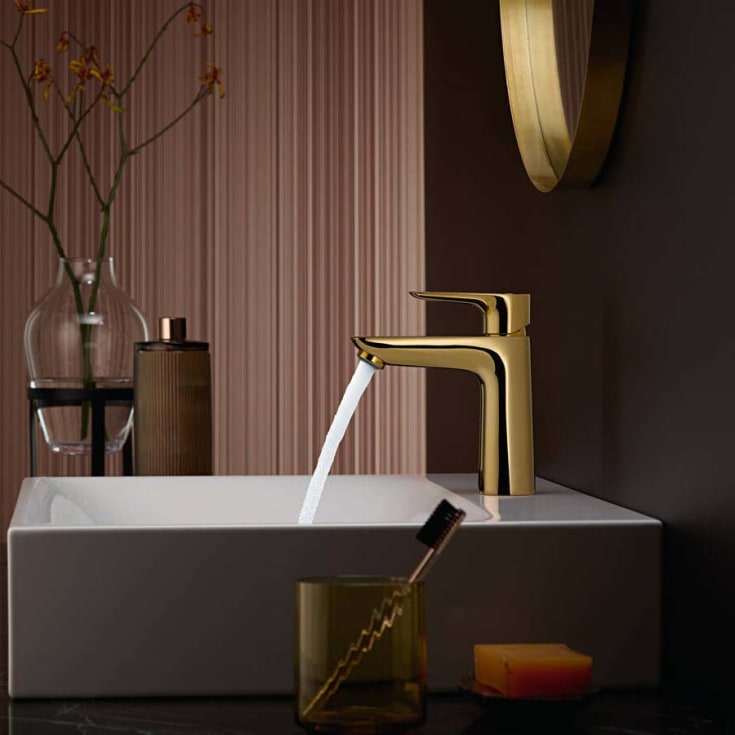 Hansgrohe Talis E 110 tvättställsblandare, guld