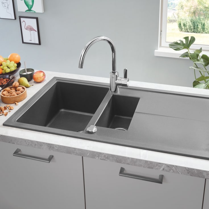 Grohe Eurosmart Cosmopolitan kjøkkenarmatur, krom