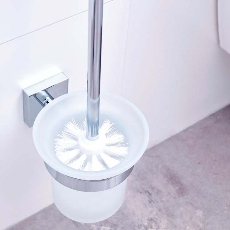 Tesa Ekkro toalettbørste, glas/krom