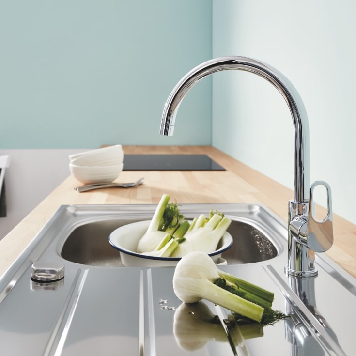 Grohe Bauflow köksblandare, krom