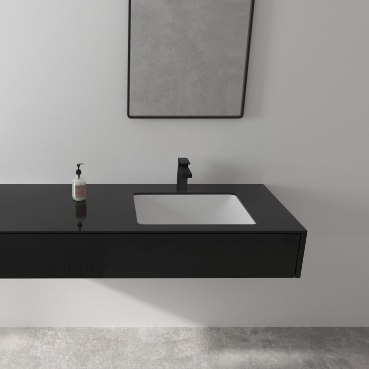 Hansgrohe Vernis Shape 100 tvättställsblandare, matt svart