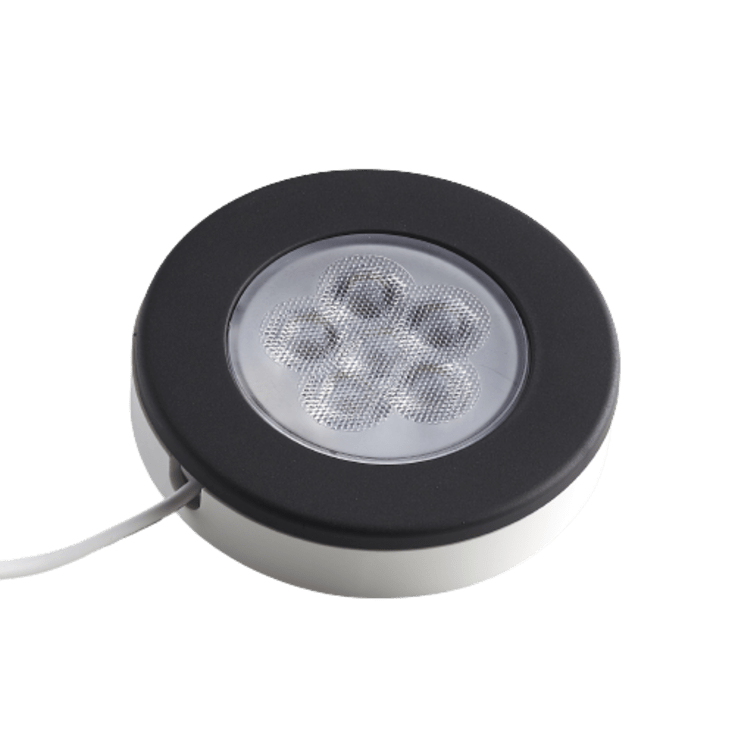 Loevschall täckring för ID-LED downlight, svart
