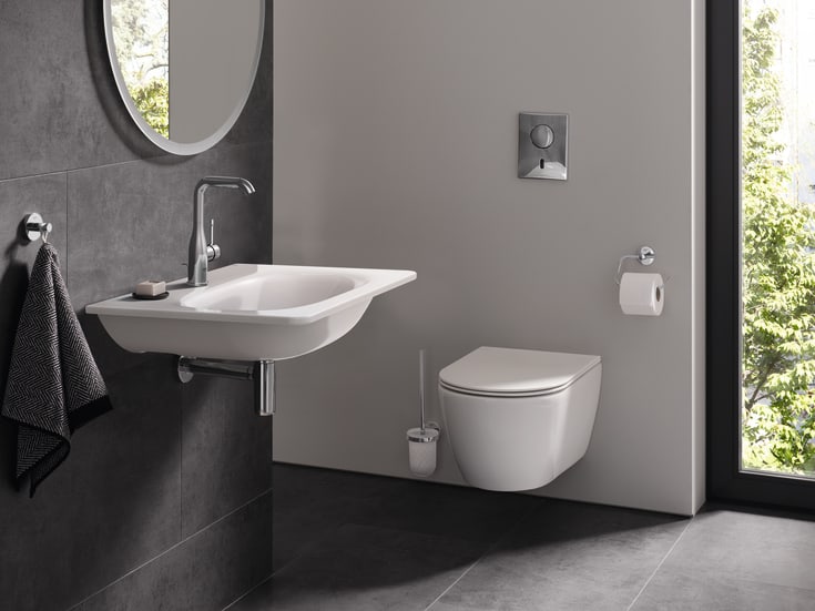 Grohe Essentials toiletrulleholder, krom