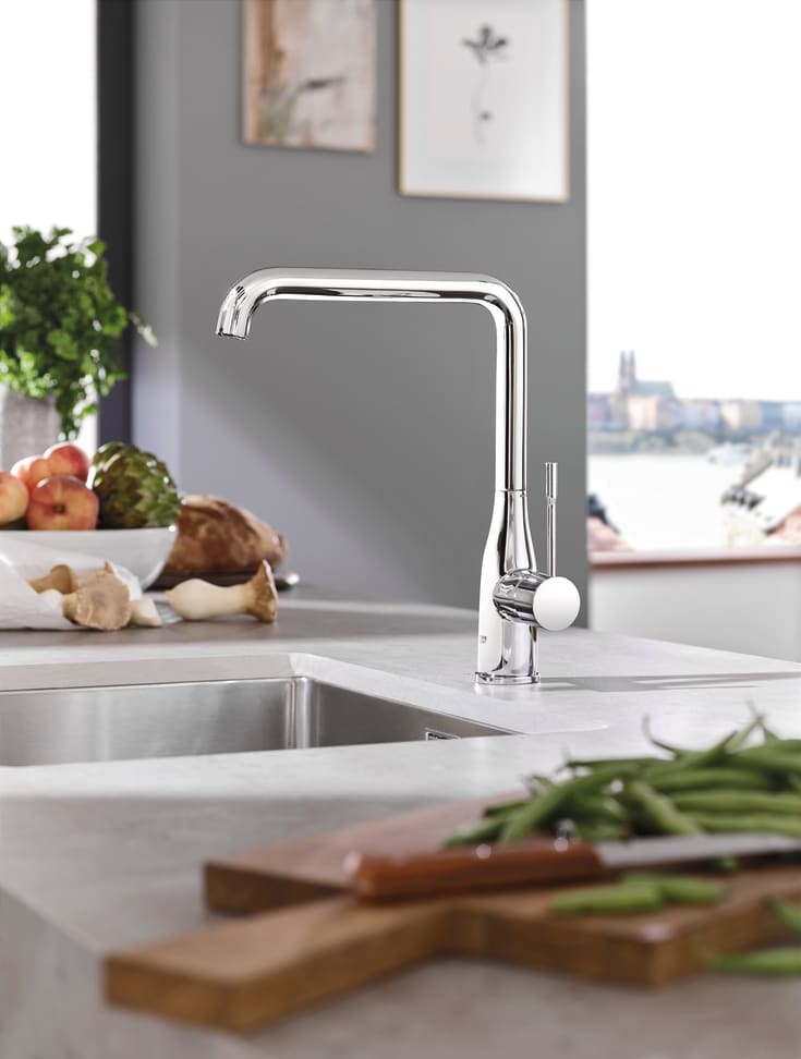 Grohe Essence kjøkkenarmatur, krom